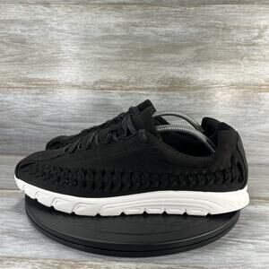 Nike Men's Air Mayfly Woven QS Quick Strike Black Suede Sneakers Size 11.5
